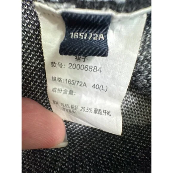 Puella Knit Soft Skirt Womens Black & White W/Character Hand Gesture Print - Picture 4 of 7